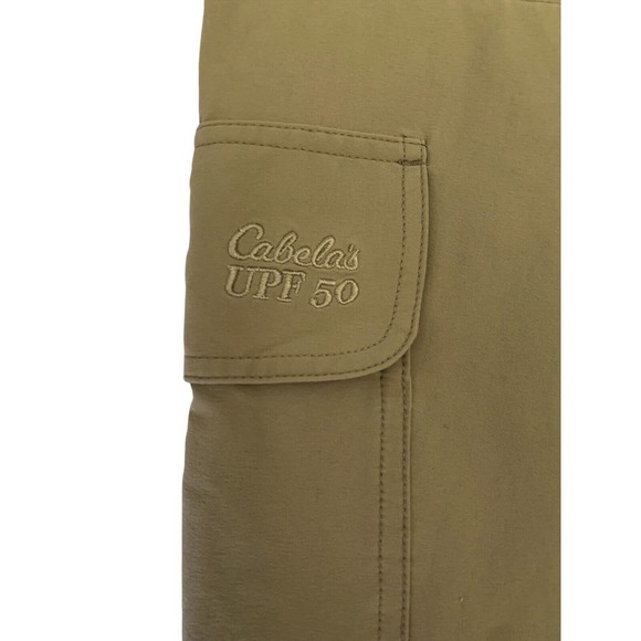 Cabela’s Womens Triune Convertible Pants Size 16 32 Length Sandy River UPF 50 - Picture 4 of 12